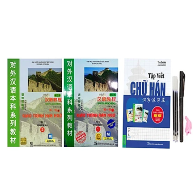 Combo 3 quyển: Học tiếng Trung cho người mới bắt đầu